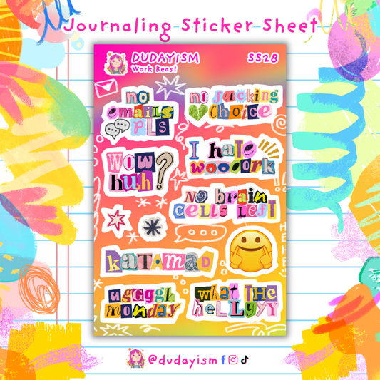 Work Beast - Sticker Sheet