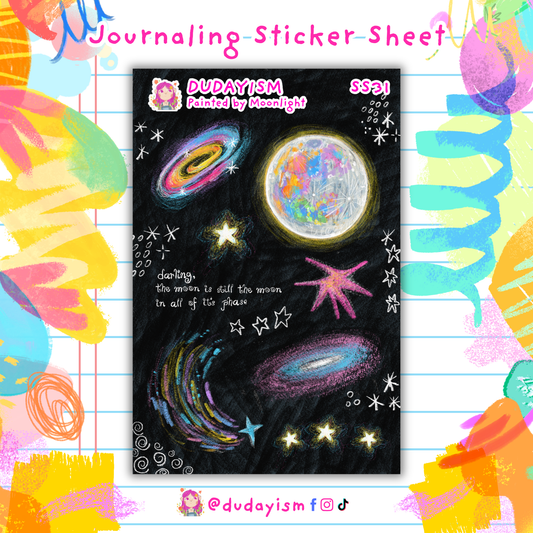 Painted By Moonlight - Sticker Sheet