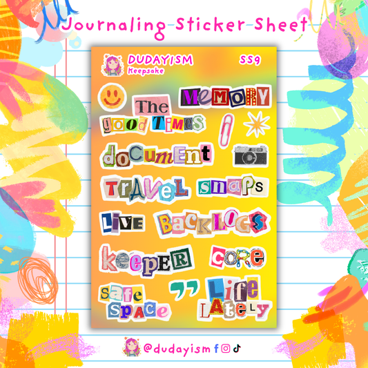 Keepsake - Sticker Sheet