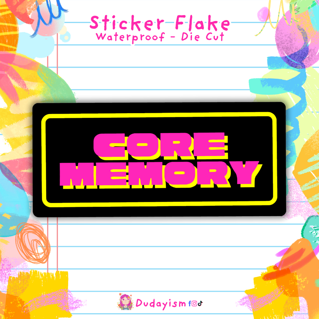 Core Memory - Sticker Flake