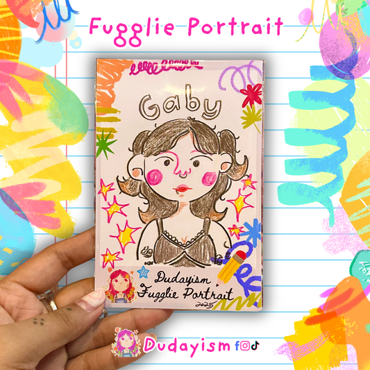 Fugglie Portrait - Hand Drawn