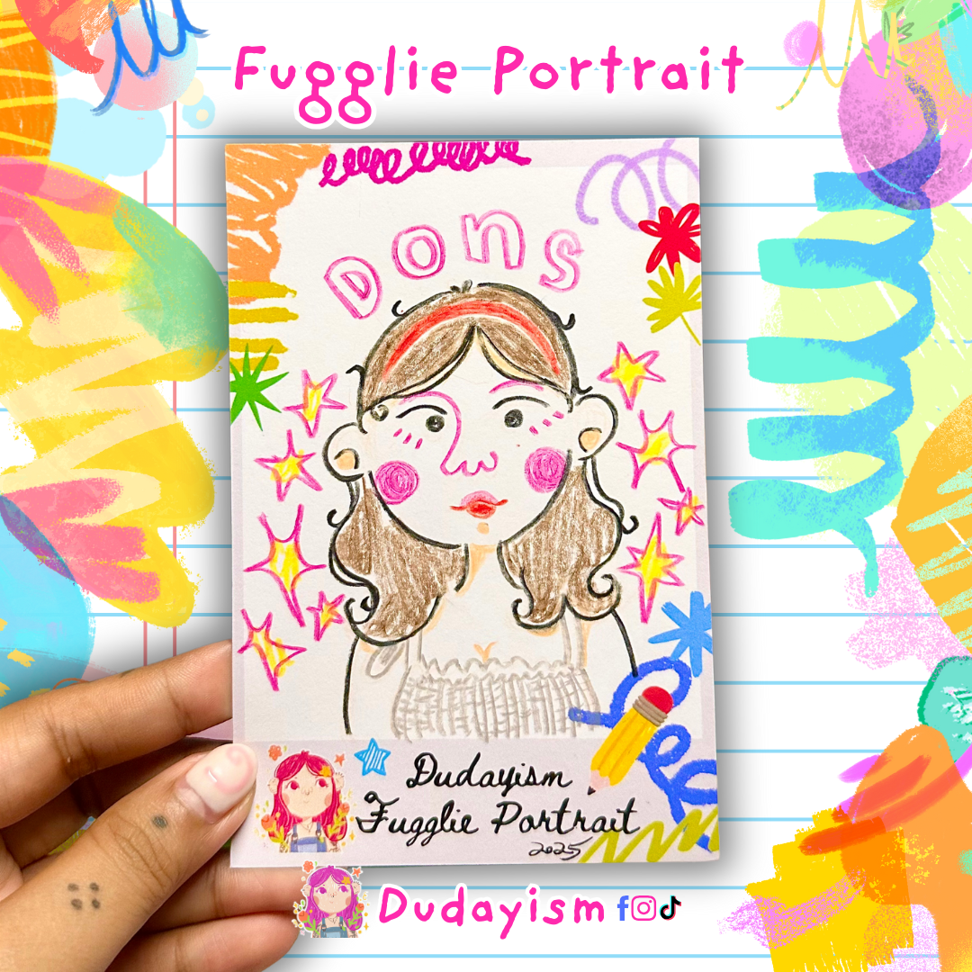 Fugglie Portrait - Hand Drawn