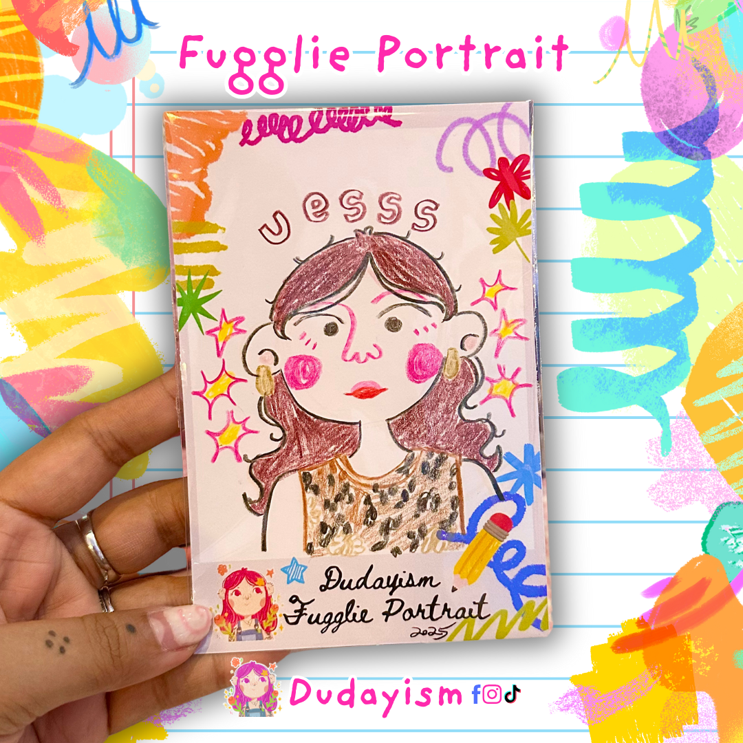 Fugglie Portrait - Hand Drawn