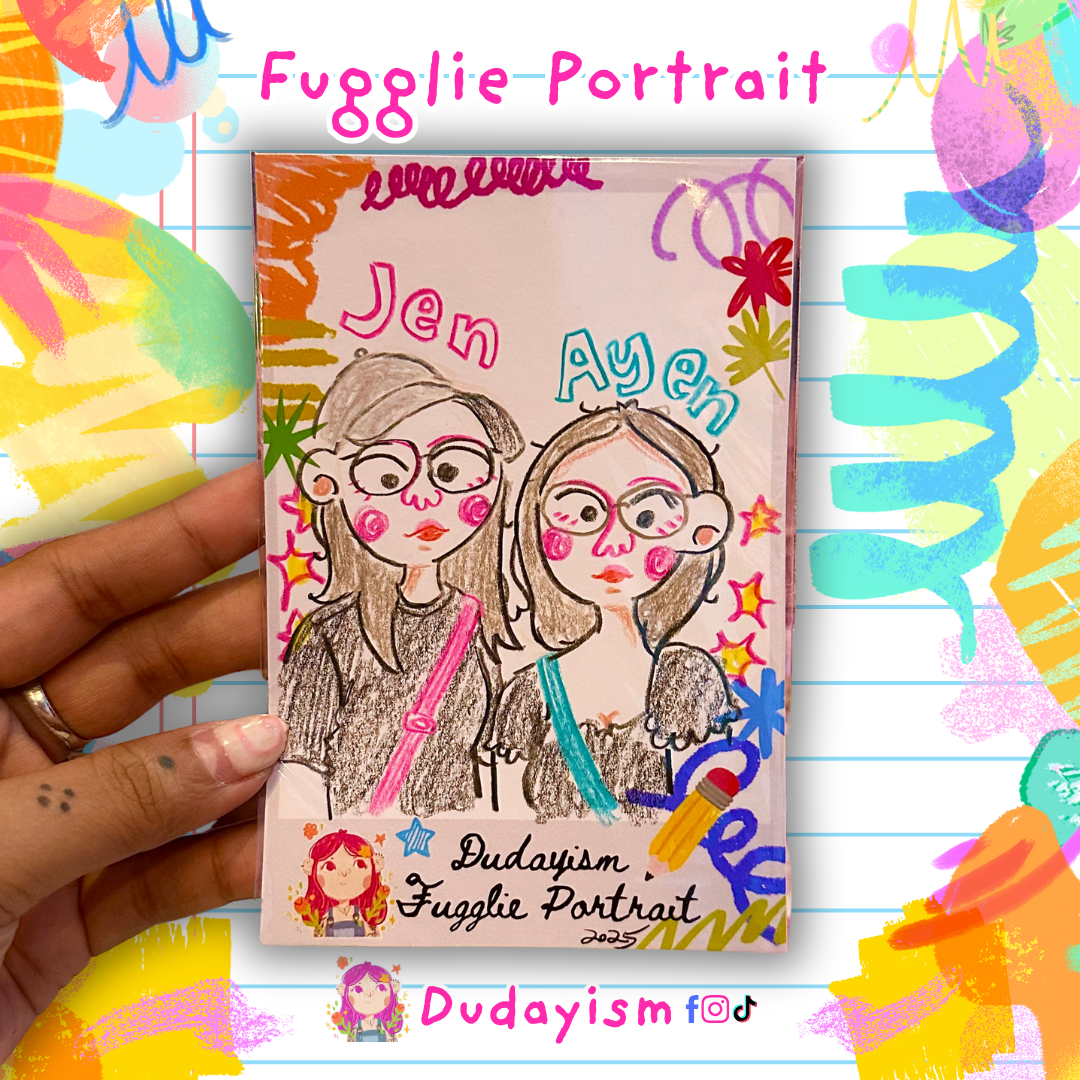 Fugglie Portrait - Hand Drawn