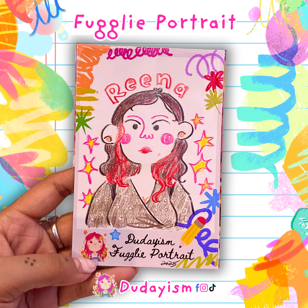 Fugglie Portrait - Hand Drawn