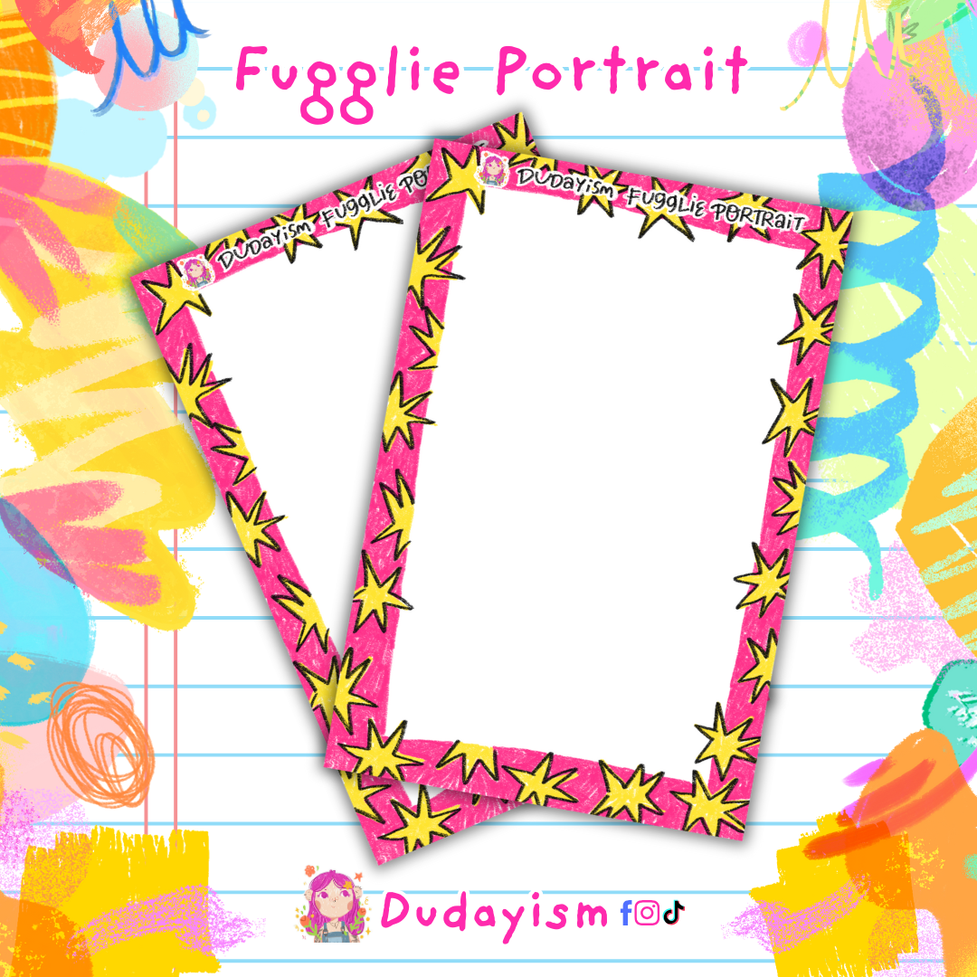 Fugglie Portrait - Hand Drawn