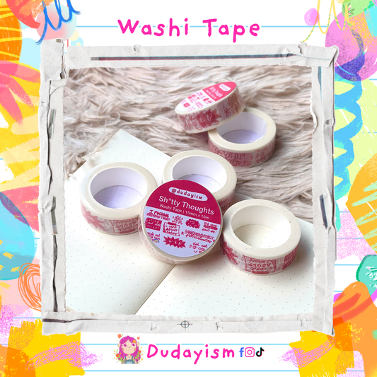 Sh*tty Thoughts - Washi Tape