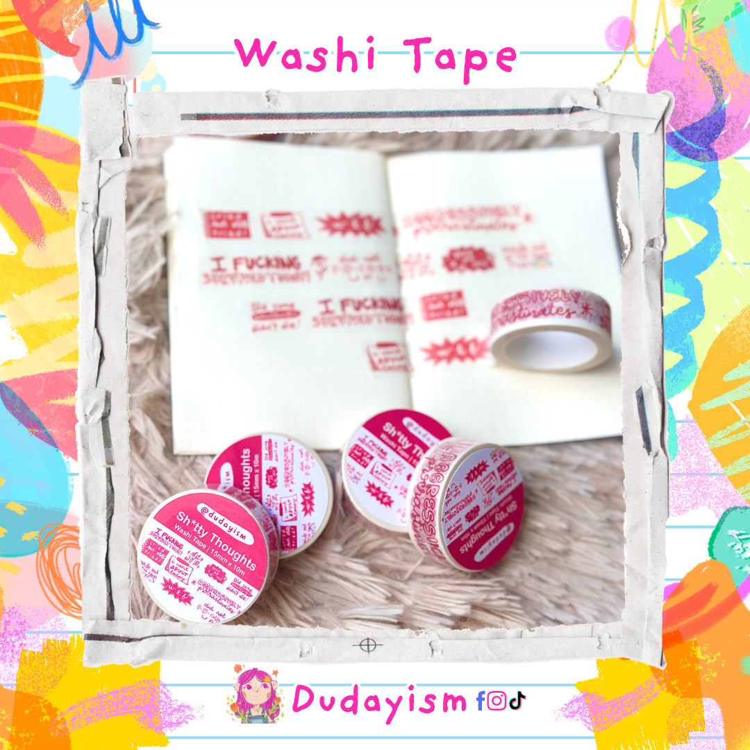 Sh*tty Thoughts - Washi Tape