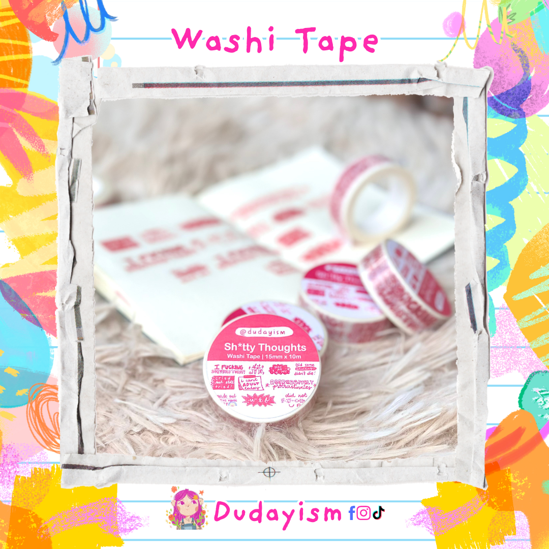 Sh*tty Thoughts - Washi Tape
